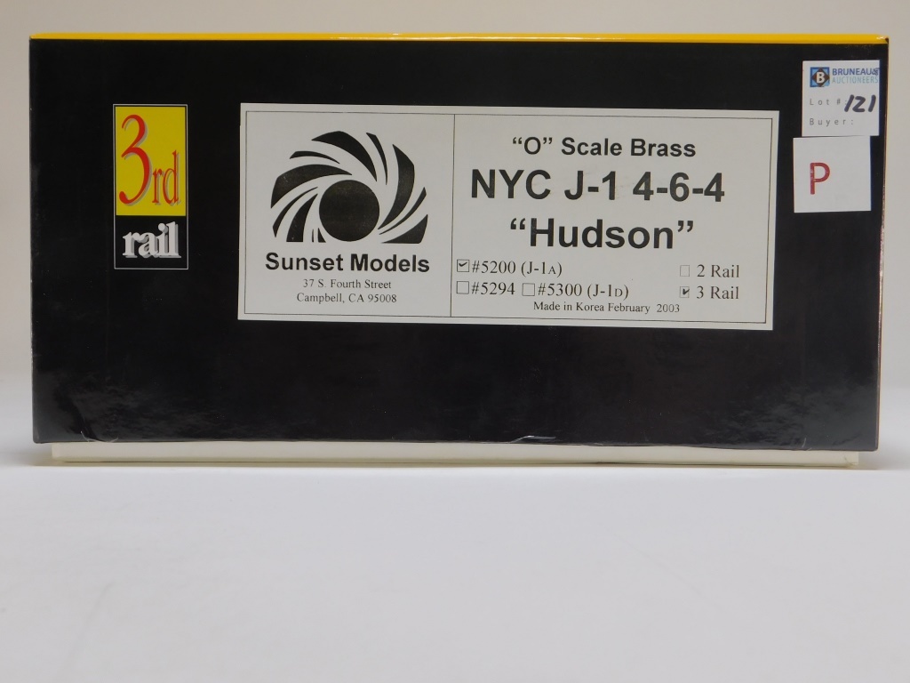 SUNSET 3RD RAIL O BRASS NYC J-1
