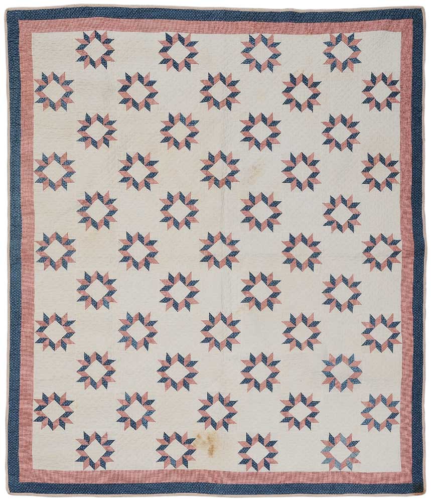 Sunshine and Shadow Pieced Quilt