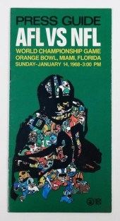 SUPER BOWL 2 PRESS GUIDE, 1968