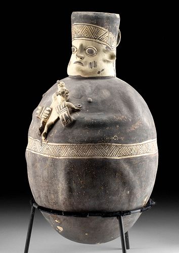 SUPERB CHANCAY FIGURAL VESSEL -