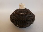 SUPERB INUIT BALEEN BASKET - A