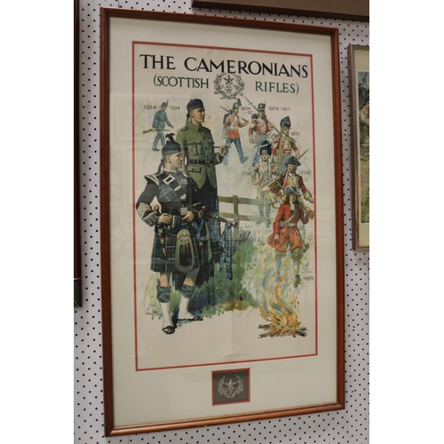 Superb large framed original poster