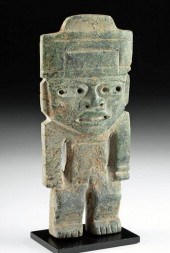 SUPERB TEOTIHUACAN GREENSTONE