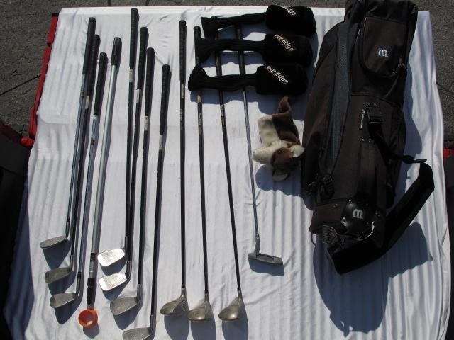 Superior tour edge golf club set.