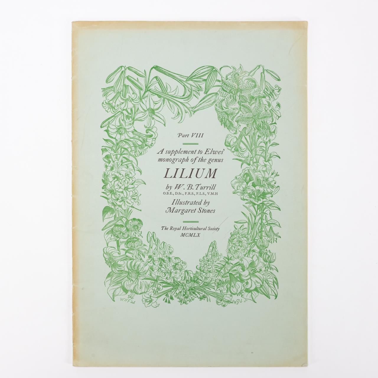 SUPPLEMENT TO ELWES' LILIUM WITH