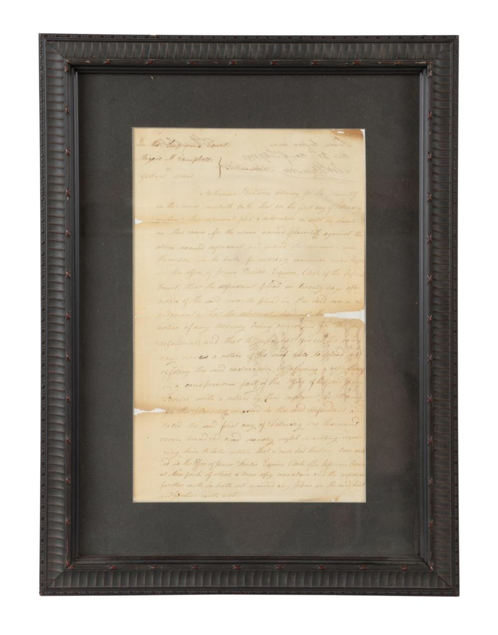SUPREME COURT DOCUMENT WITH