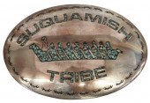 SUQUAMISH TRIBE TURQUOISE CHIP