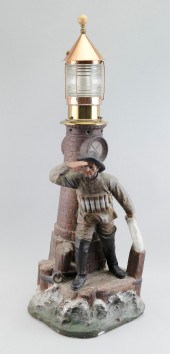 SURFMAN AND LIGHTHOUSE TABLE L