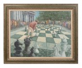 SURIN JUNG, "GAMBIT" OIL ON CA