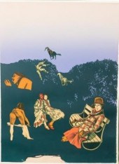 SURREALIST COLLAGE STYLE LITHO