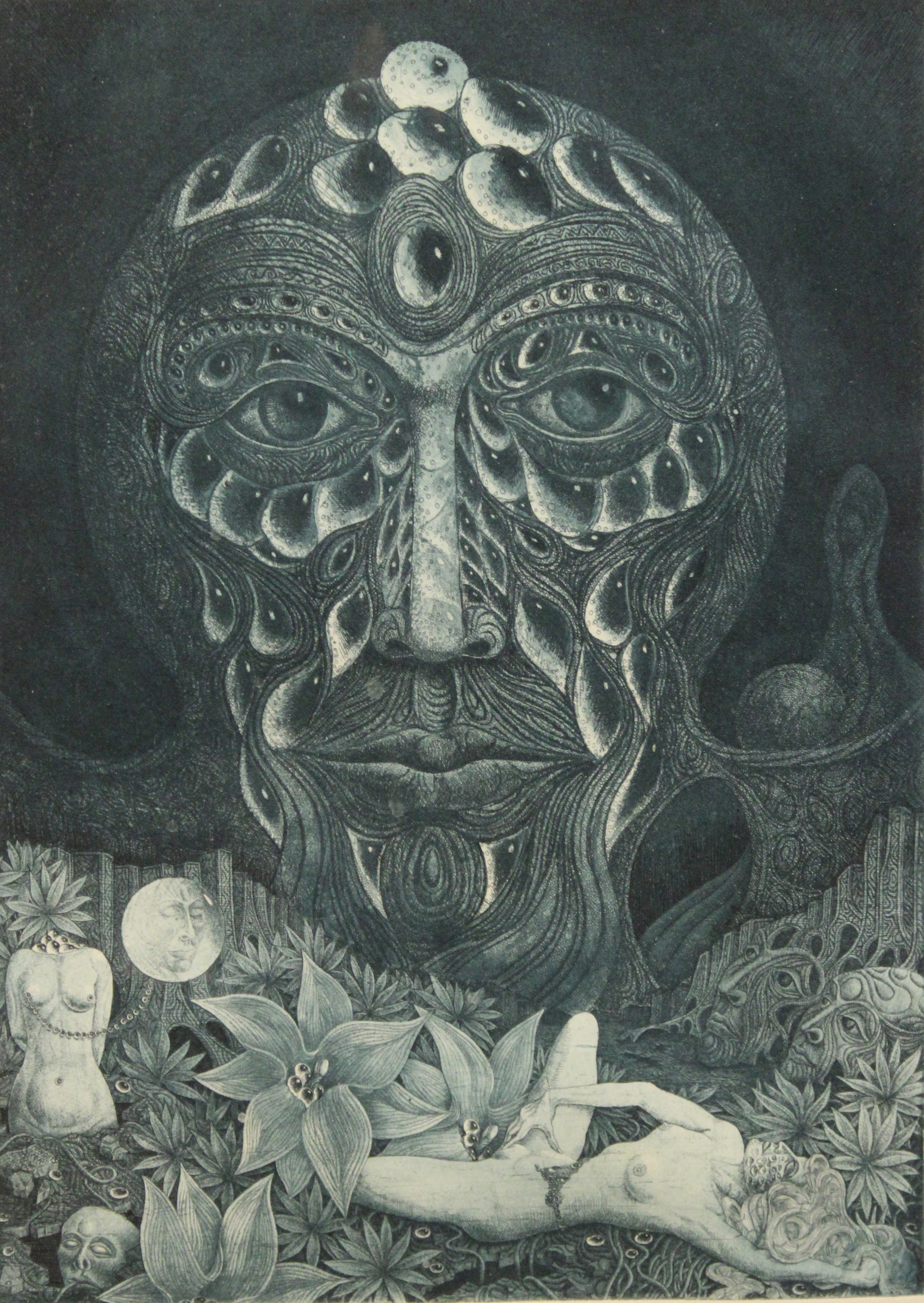 SURREALIST LITHOGRAPH BY JORGEN