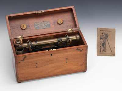 Surveyor's Level in Mahogany Box