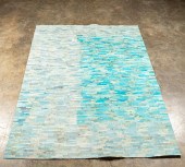 SURYA MODERN PATCHWORK TURQUOI