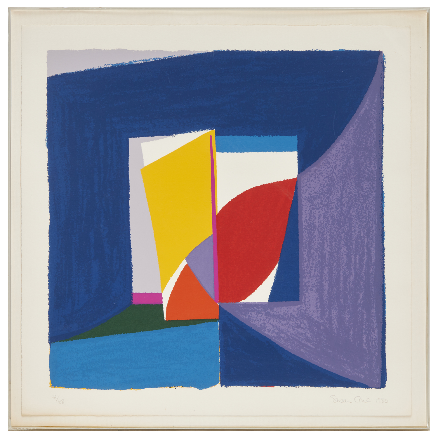 SUSAN CRILE, SILKSCREEN, 1980 Susan