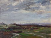 SUSAN DOYLE OIL ON BOARD "SANK