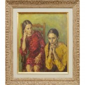 SUSAN KAHN, OIL ON CANVAS Susa