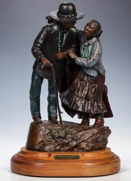 SUSAN KLIEWER (BORN 1940) BRONZE
