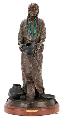 SUSAN KLIEWER BRONZE SCULPTURE,