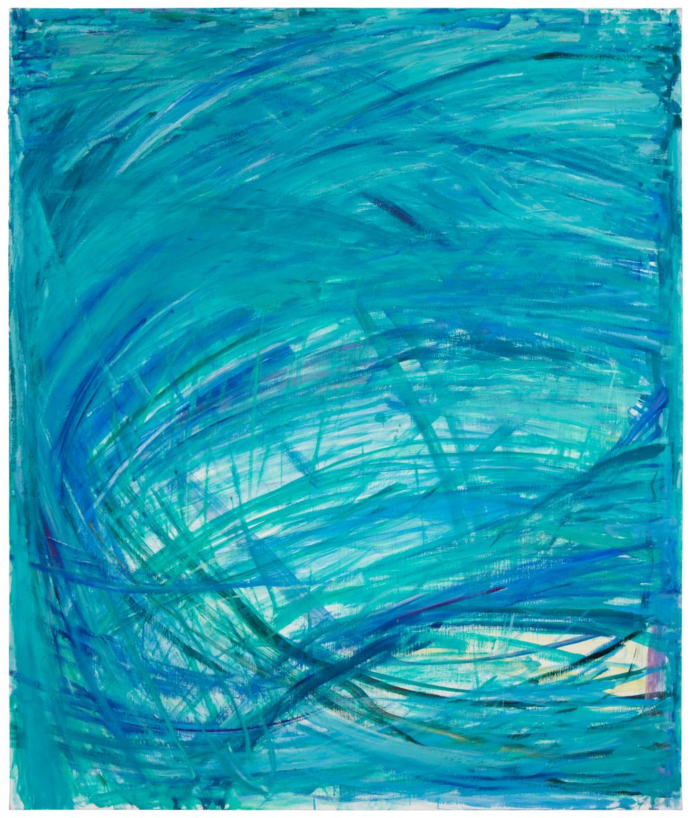 SUSAN MOSS (B. 1944), "AQUA PEACE,"