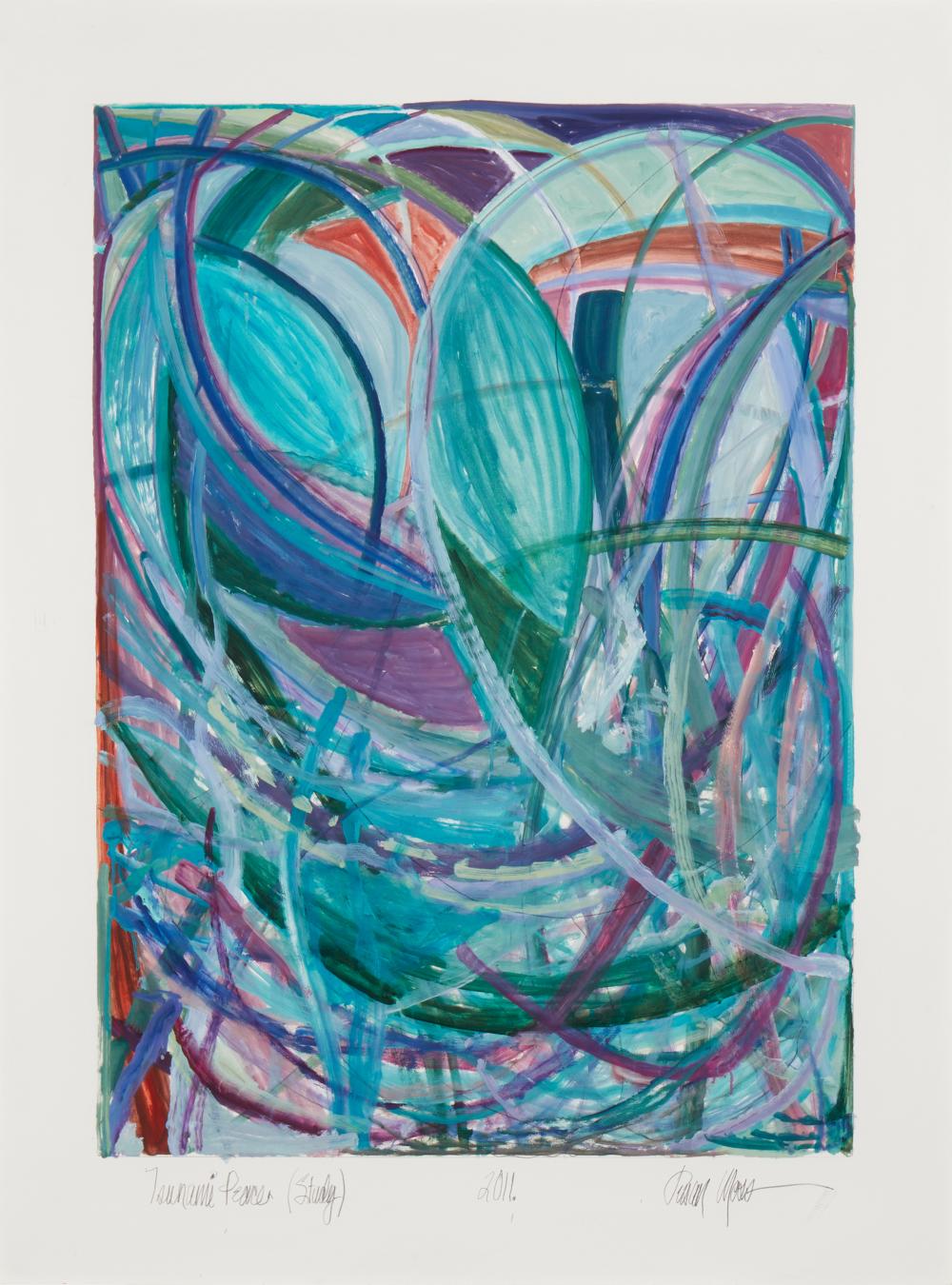 SUSAN MOSS (B. 1944), "TSUNAMI