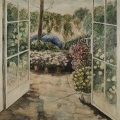 SUSAN SAHALL OIL ON CANVAS GAR