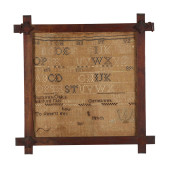 SUSANNA OAKS' SAMPLER DATED 18