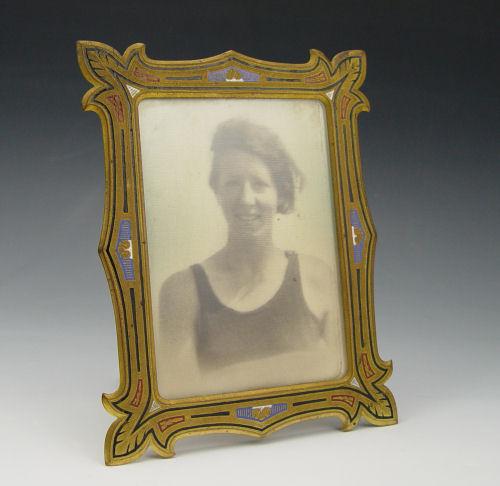 SUSSE FRERES FRENCH ENAMEL BRONZE