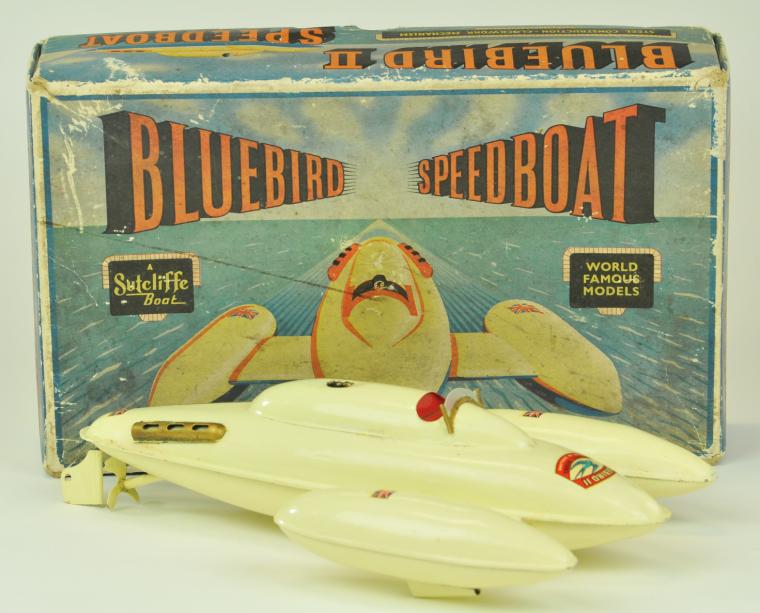 SUTCLIFFE BLUEBIRD SPEED BOAT c.