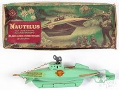 SUTCLIFFE TIN CLOCKWORK NAUTIL