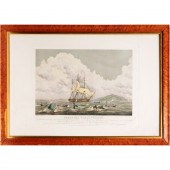 SUTHERLAND, HAND-COLORED WHALI
