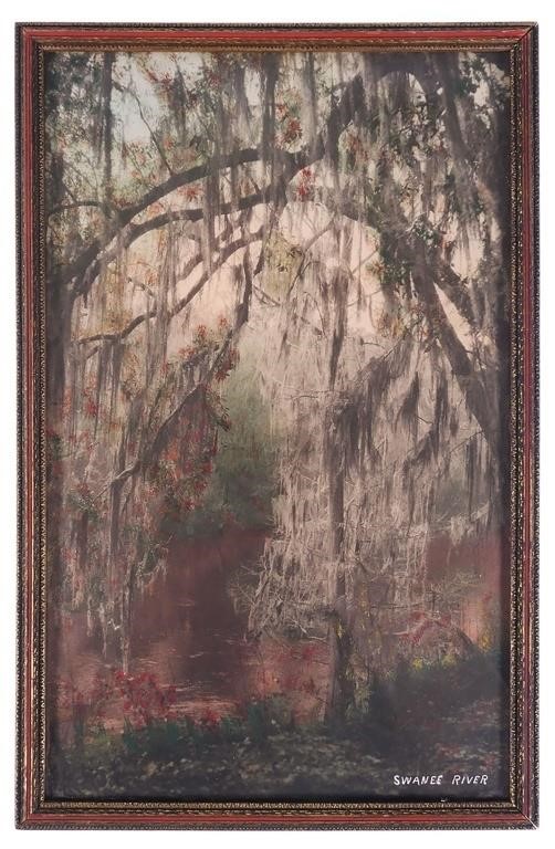 SUWANNEE RIVER, HAND COLORED