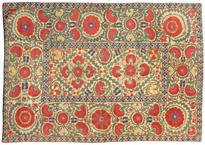Suzani embroidered hanging, central