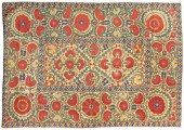 Suzani embroidered hanging, ce