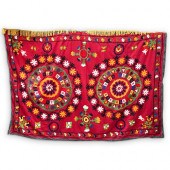 SUZANI EMBROIDERED TAPESTRYDES