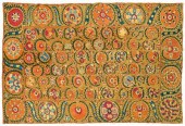 Suzani silk embroidery, repeat