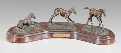 Suzann Fiedler equestrian bronze