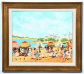 SUZANNE DEMAREST, BEACH SCENE,
