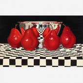 SUZY SMITH "RED PEARS REFLECTE