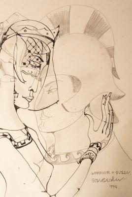 Sven Berlin (1911-1999)/Warrior &