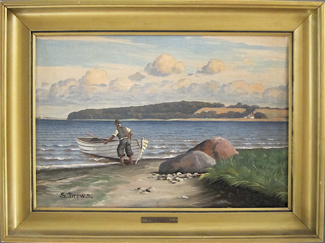 SVEND DREWS OIL ON CANVAS
