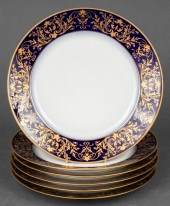 S?VRES STYLE PAINTED DINNER PL