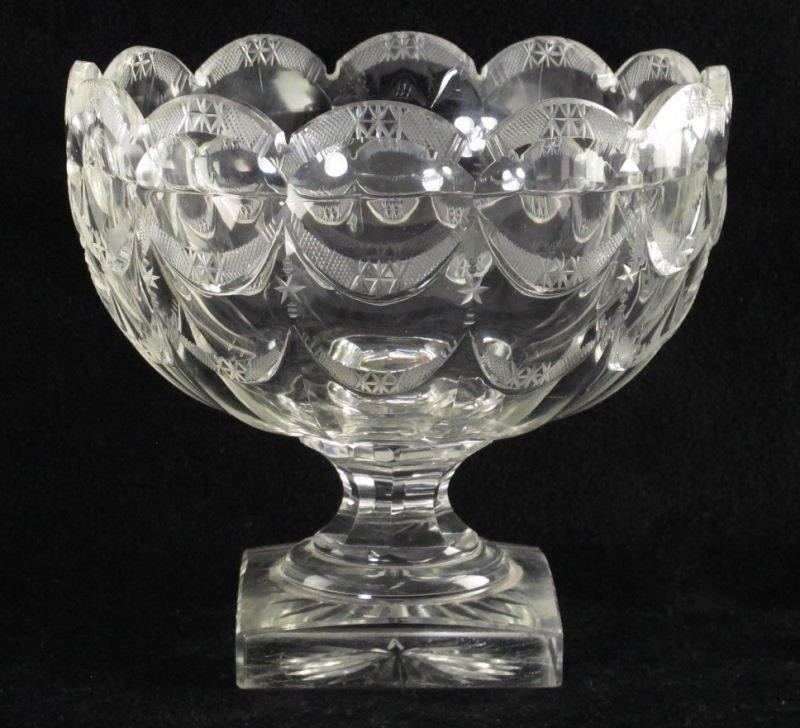 Swag and Star Brilliant Cut Glass