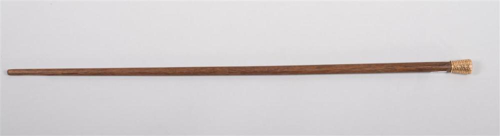 SWAGGER STICK, ENGRAVED "RR BARRETT