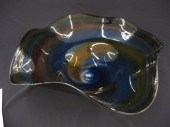 ''Swamp Art'' Glass Bowl by He