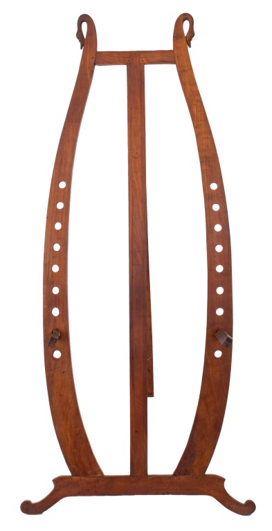 SWAN HEADED STANDING LYRE-FORM