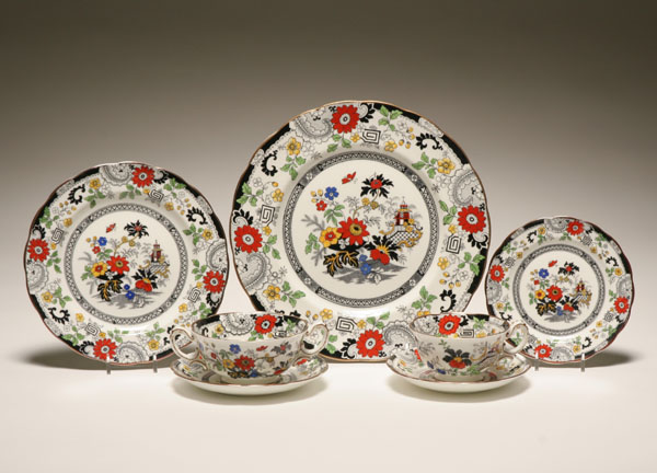 Swansea English china paint and