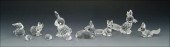 SWAROVSKI CRYSTAL 10 PIECE FOX
