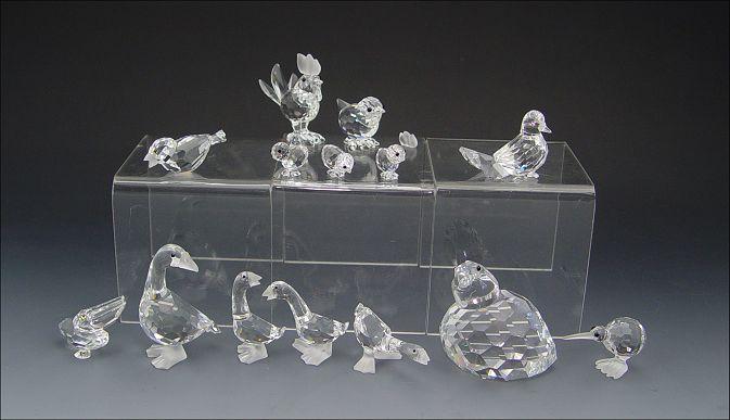 SWAROVSKI CRYSTAL 14 PIECE BIRD