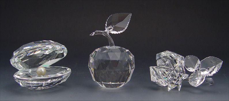 SWAROVSKI CRYSTAL 3 PC LOT: 1988