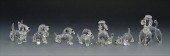 SWAROVSKI CRYSTAL 7 PIECE DOG